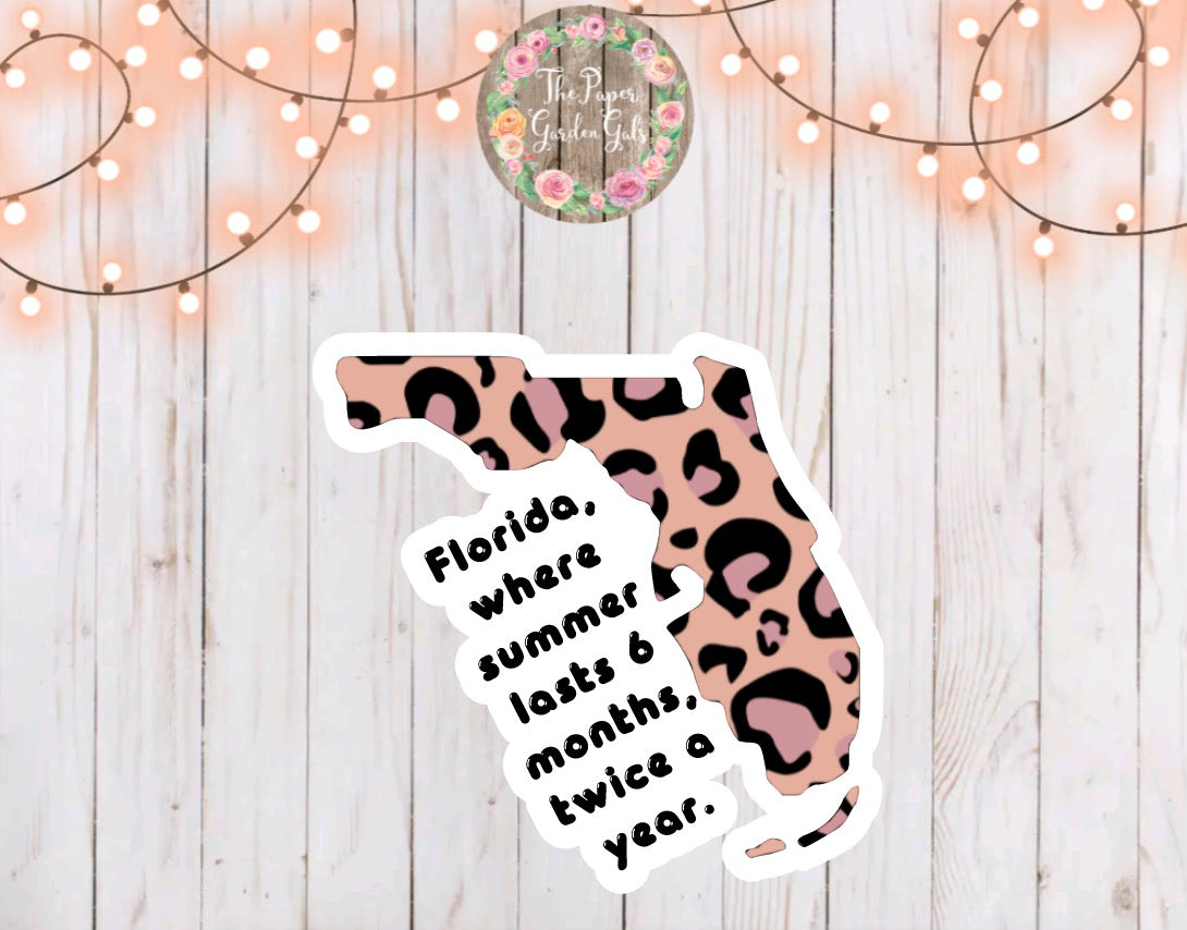 Florida State Vinyl Sticker