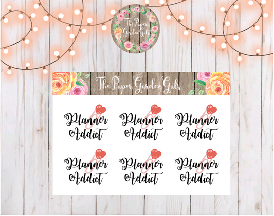 Planner Addict Sticker Sheet