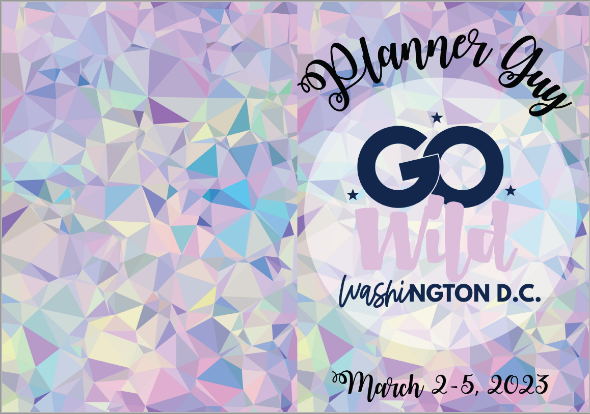 Planner Themed Go Wild B6 Printable Dashboard and Cover (Digital Download)