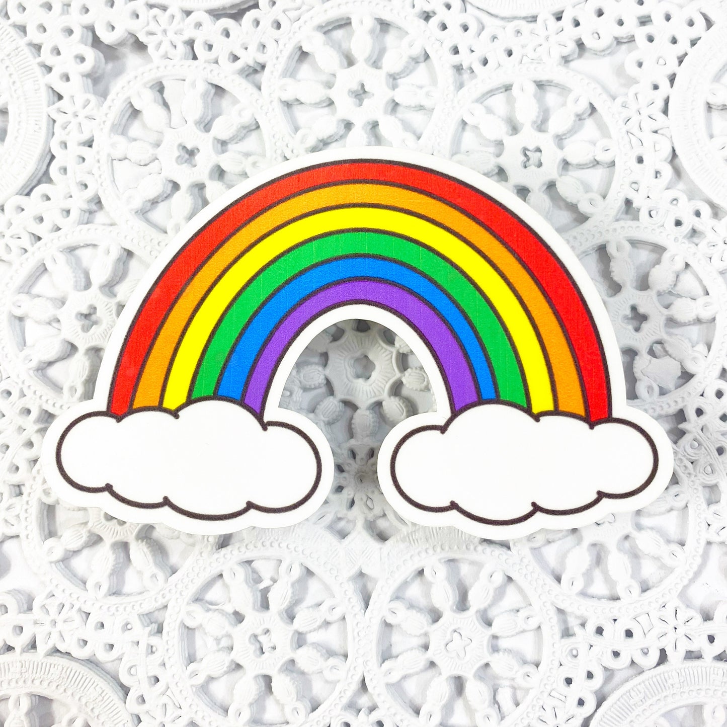 Rainbow Vinyl Sticker | Decal | Planners | Laptop Decal | Card Making | Scrapbooking | HydroFlask | Water Bottle Sticker