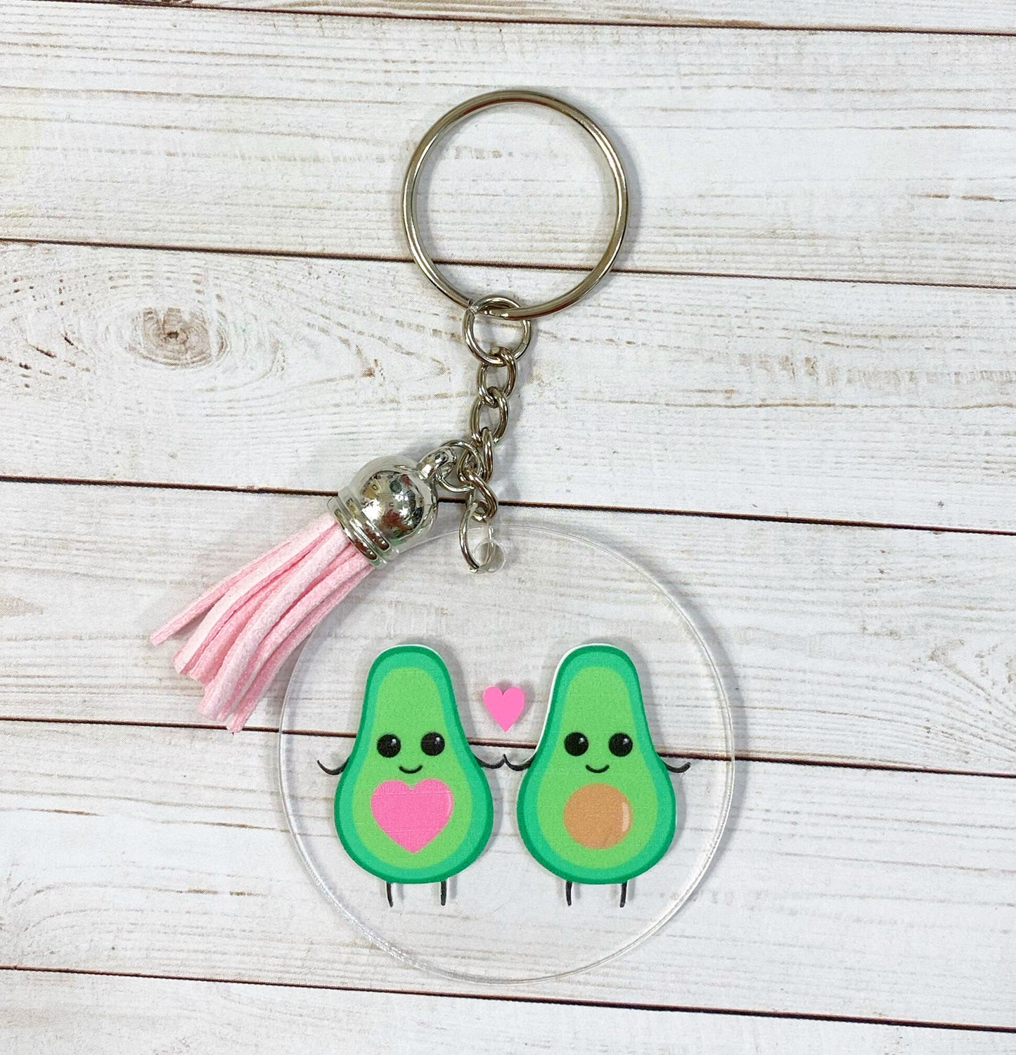 Avocado Acrylic Keychain | Food | Love | Couple