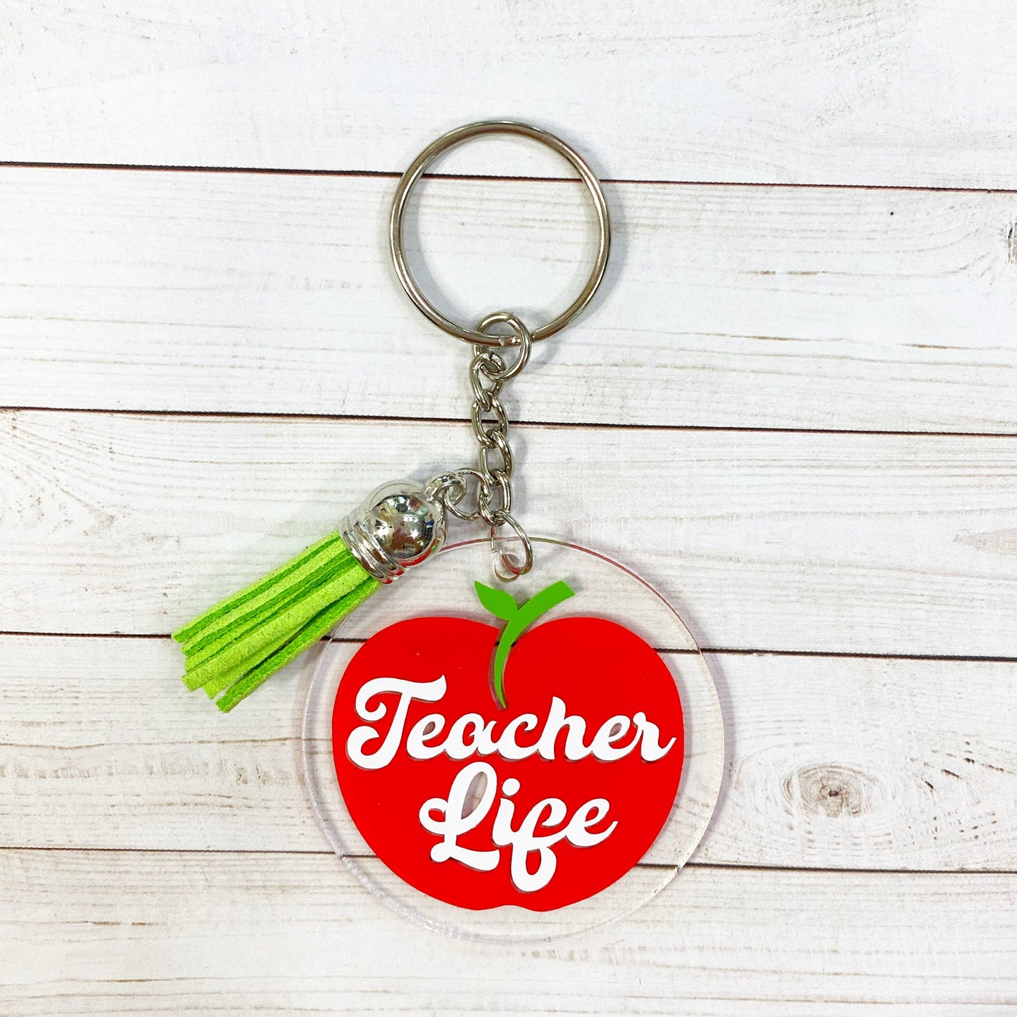 Teacher Life Acrylic Keychain | Teachers | Back to School | Teaching