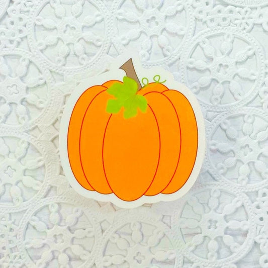 Pumpkin Vinyl Sticker | Decal | Planners | Laptop Decal | Card Making | Scrapbooking | HydroFlask | Water Bottle Sticker | Fall Themed