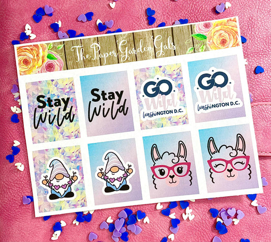 Go Wild Decorative Full Box Sticker Sheets BUNDLE