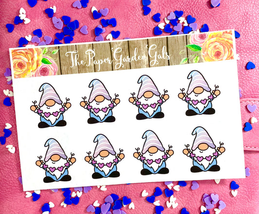 Go Wild Inspired Gnome Decorative Sticker Sheet